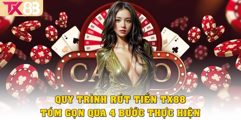 Quy trình rút tiền TX88 tóm gọn qua 4 bước thực hiện